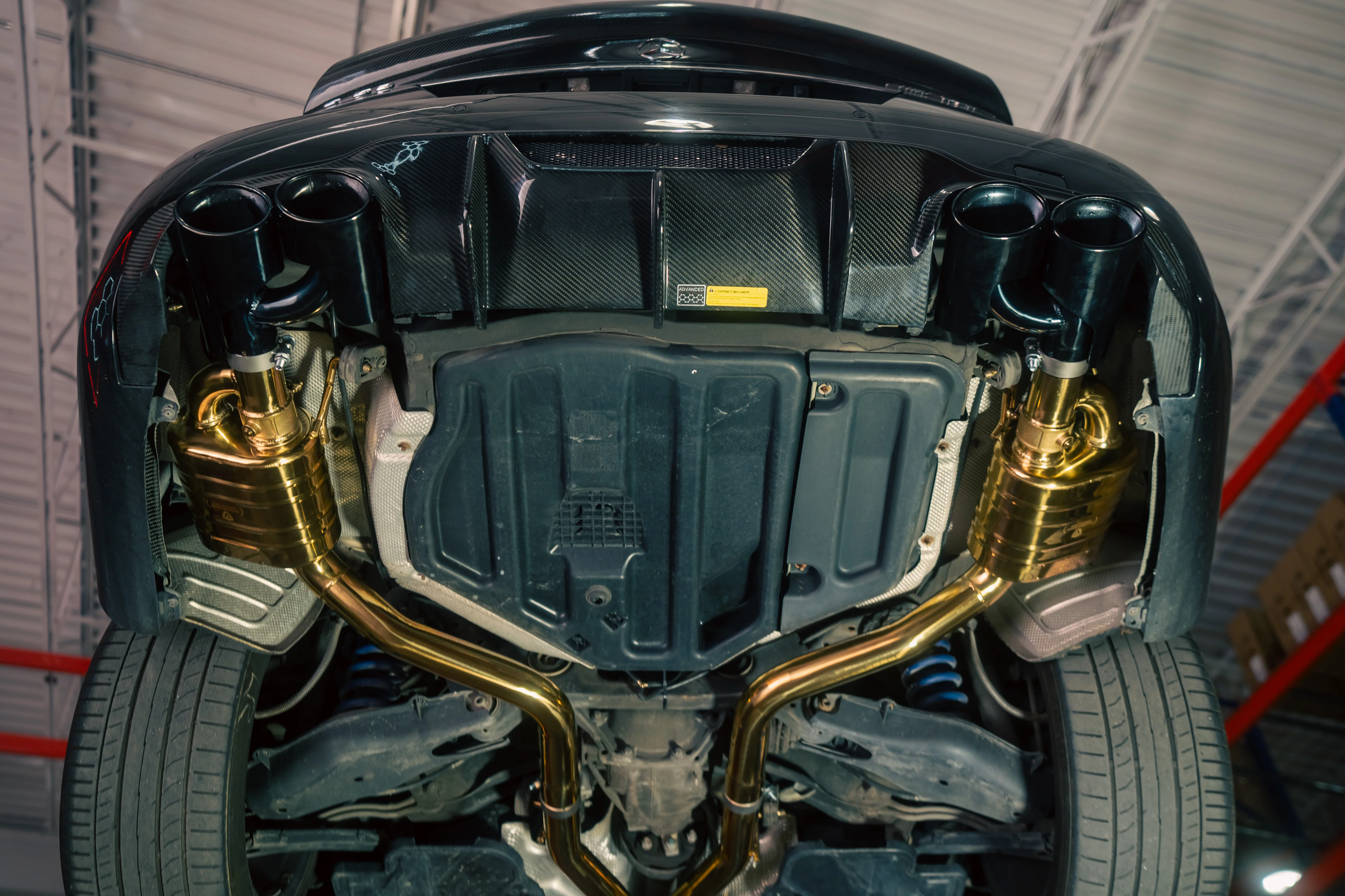 Mercedes C63 AMG W204 Valved Sport Exhaust System - Image 6