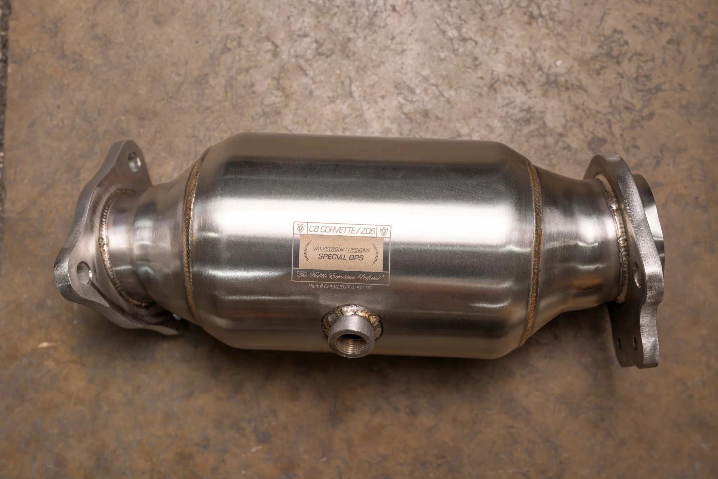 Chevy Corvette C8 / C8 Z06 400 Cell Catted Downpipes - Image 13