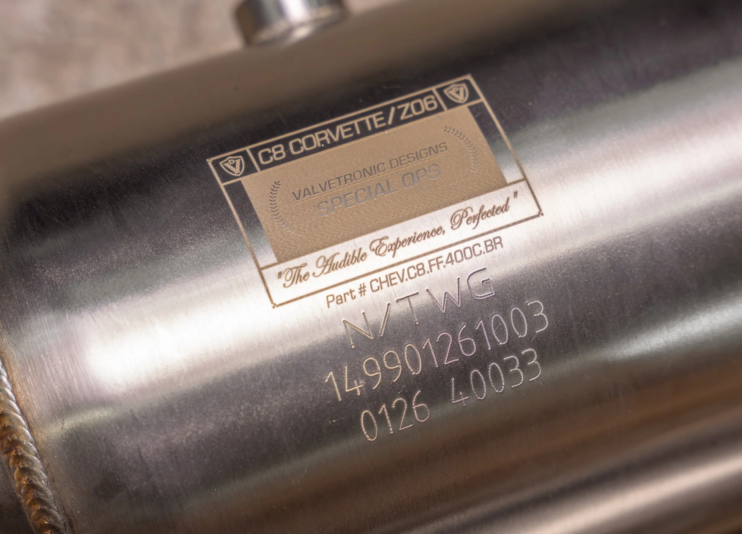 Chevy Corvette C8 / C8 Z06 400 Cell Catted Downpipes - Image 4