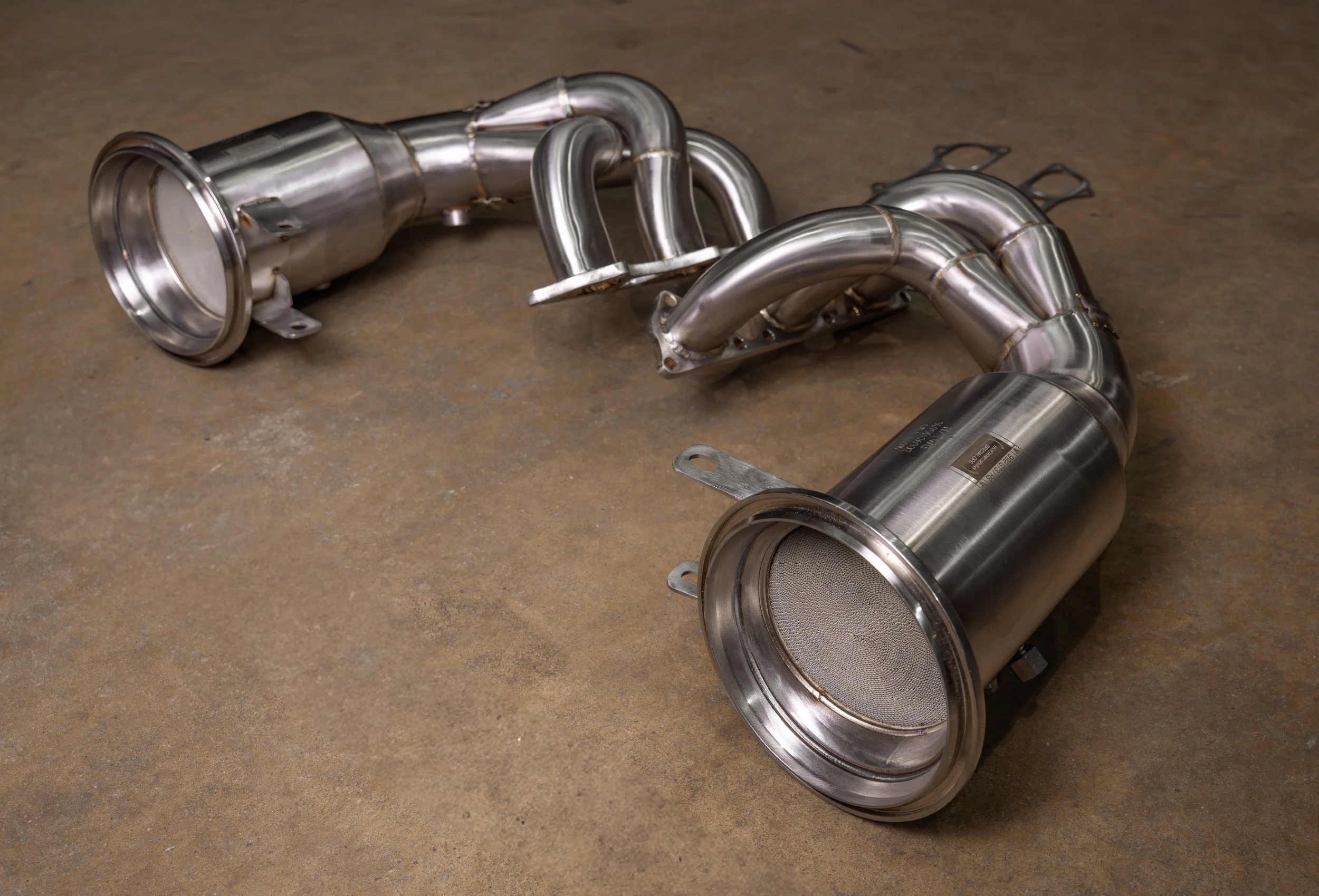 400 Cell Catted Down Pipes For Porsche 992 GT3 / GT3 RS - Image 3