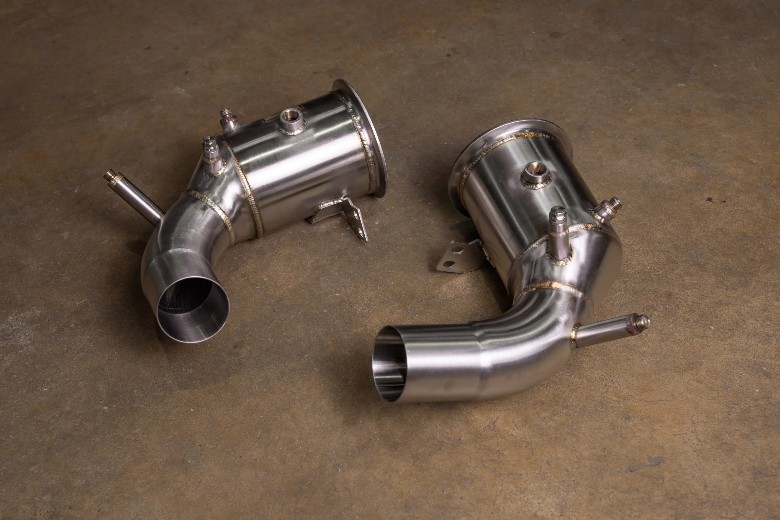 400 Cell Catted Down Pipes For Porsche 992 Turbo / Turbo S - Image 3