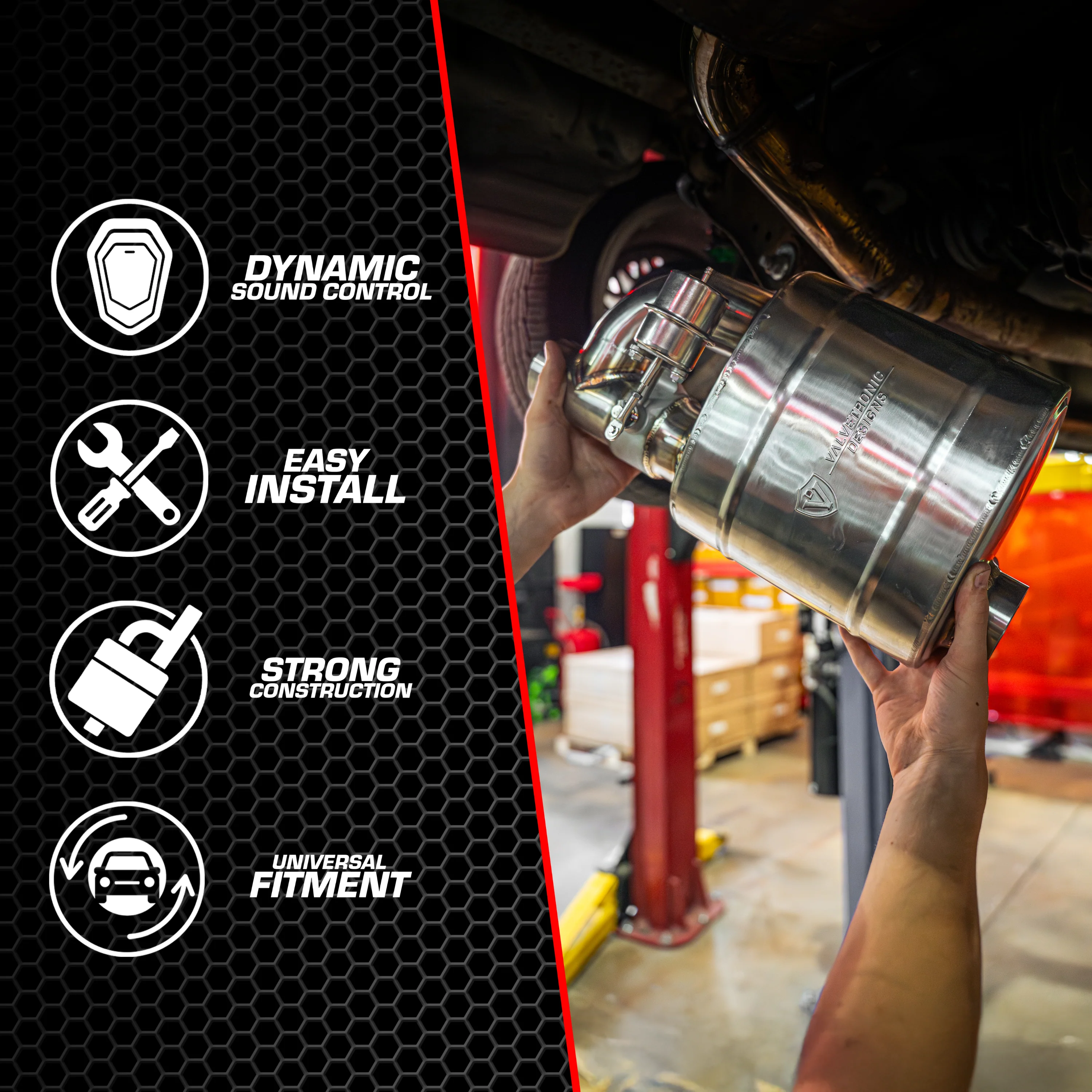 UNIVERSAL VALVED MUFFLER KIT - Image 3