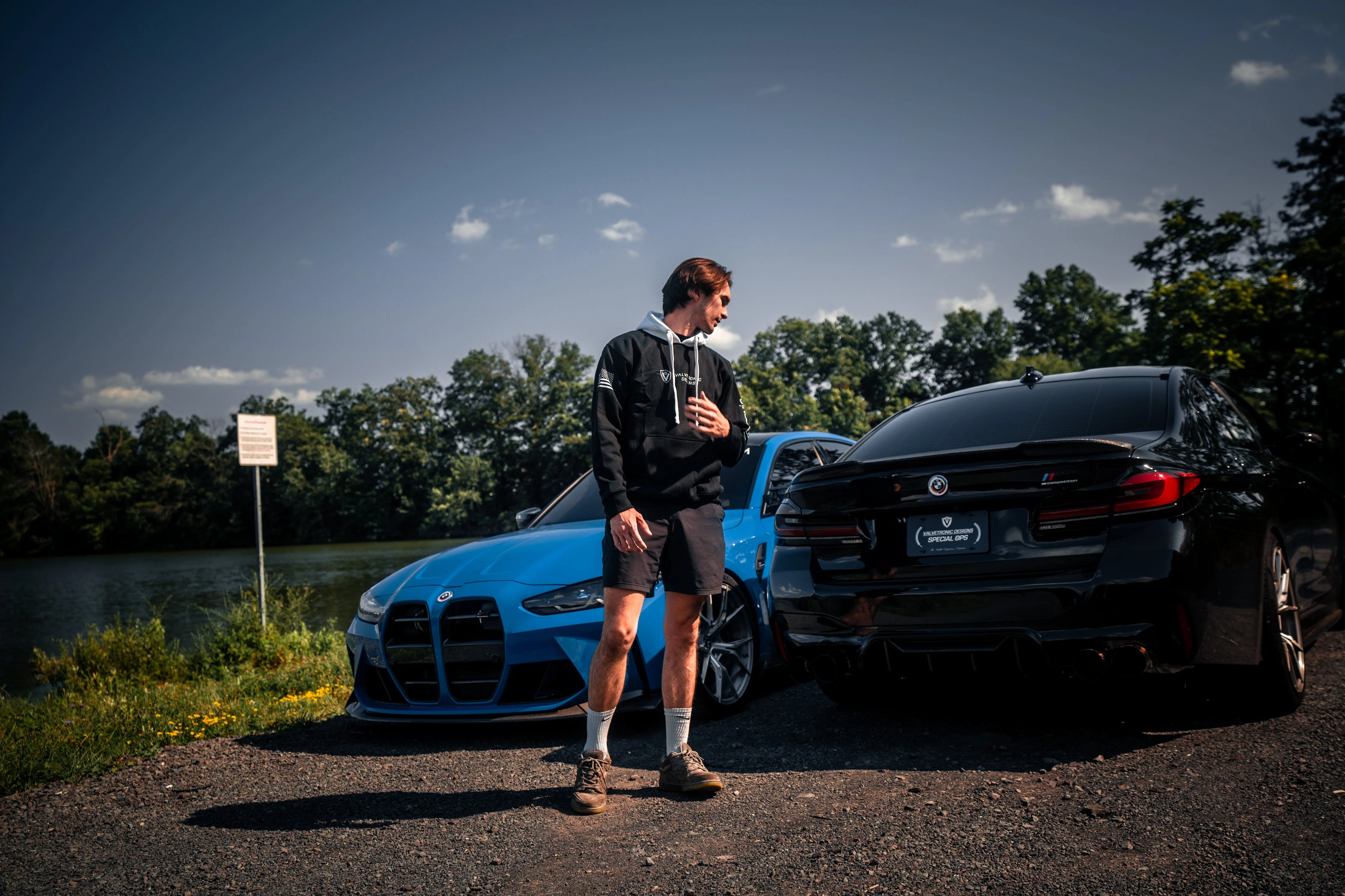 Valvetronic Designs Black & White Hoodie - Image 10