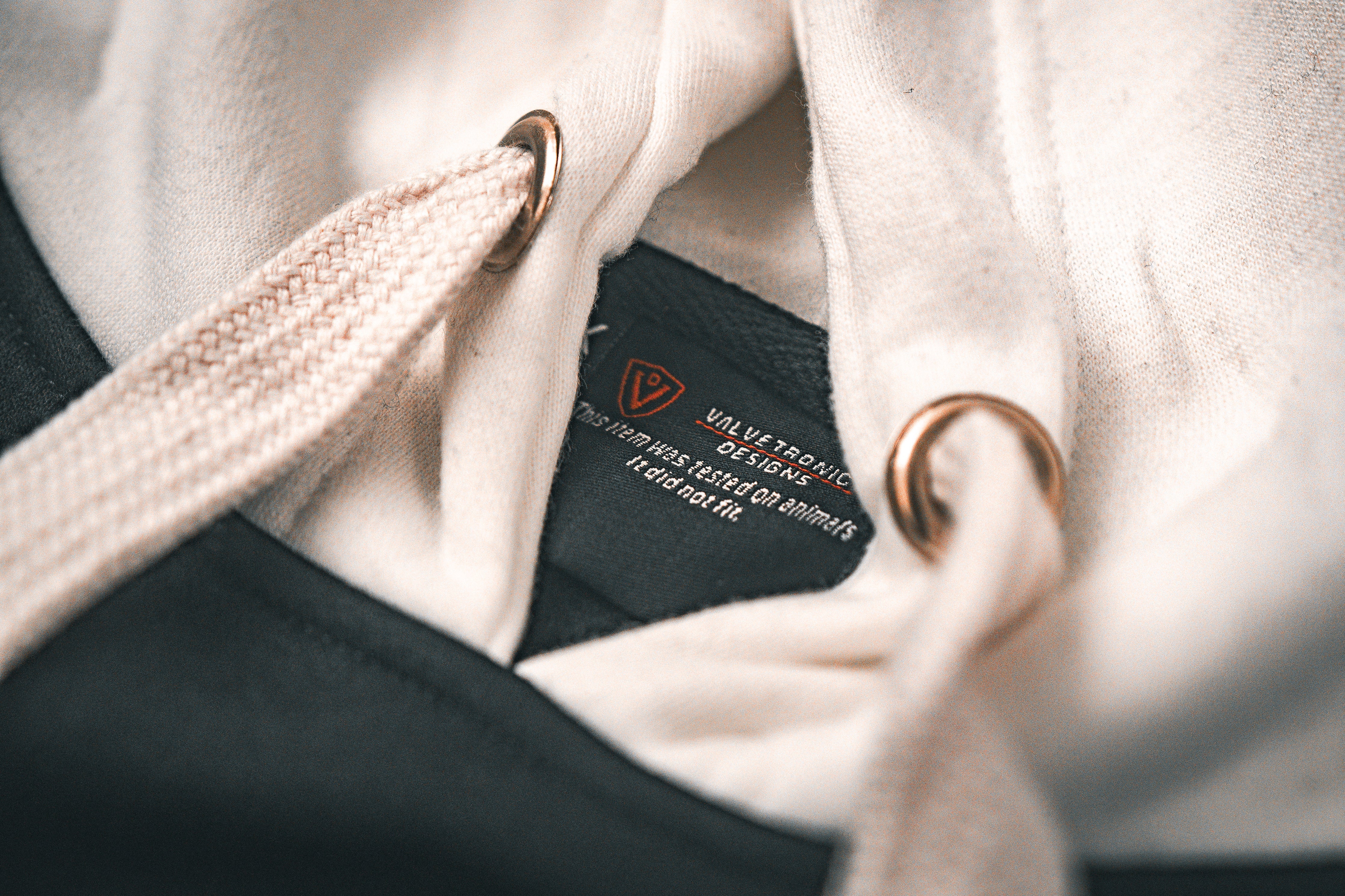 Valvetronic Designs Black & White Hoodie - Image 8