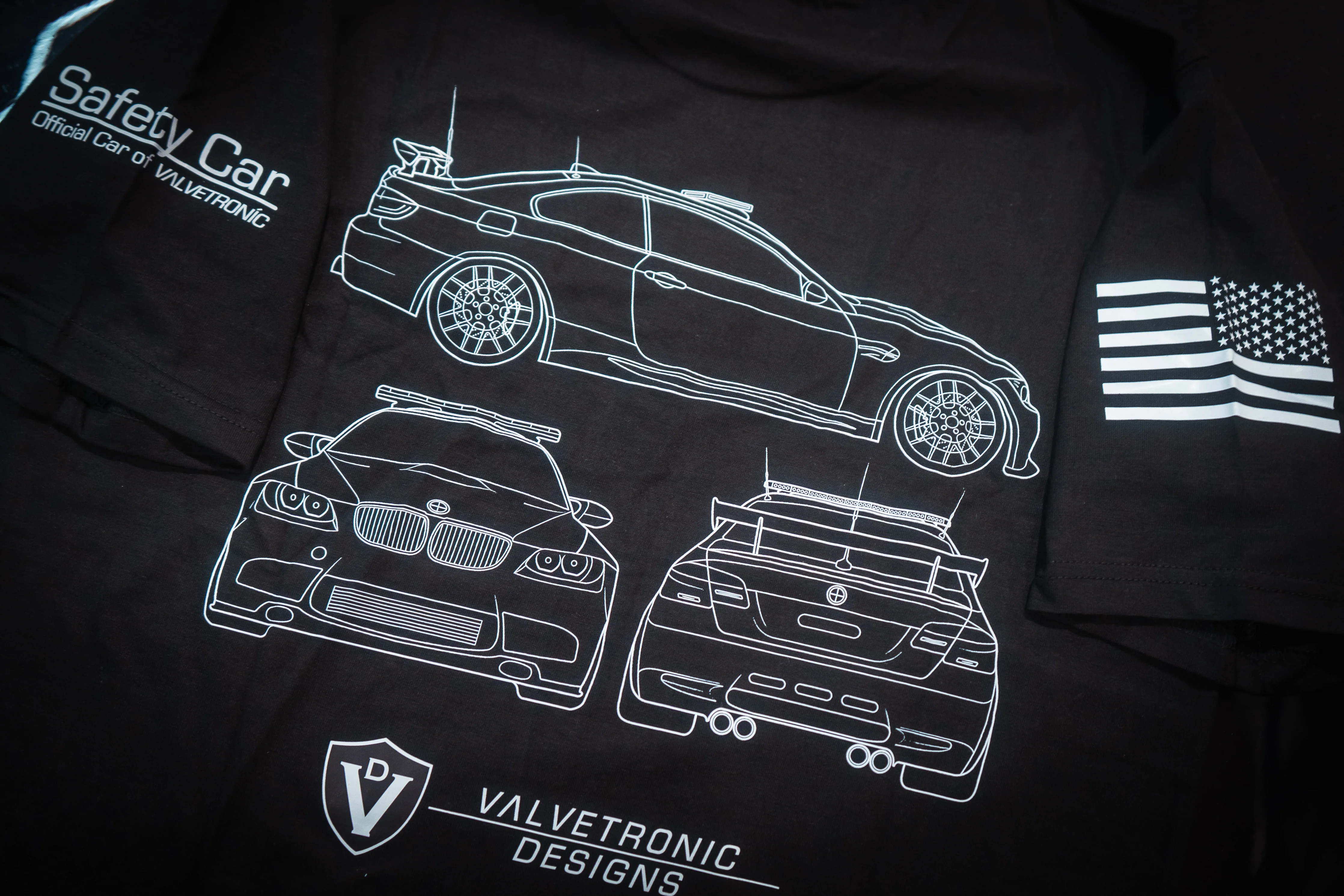 Valvetronic Safety Car Graphic Tee - Image 4