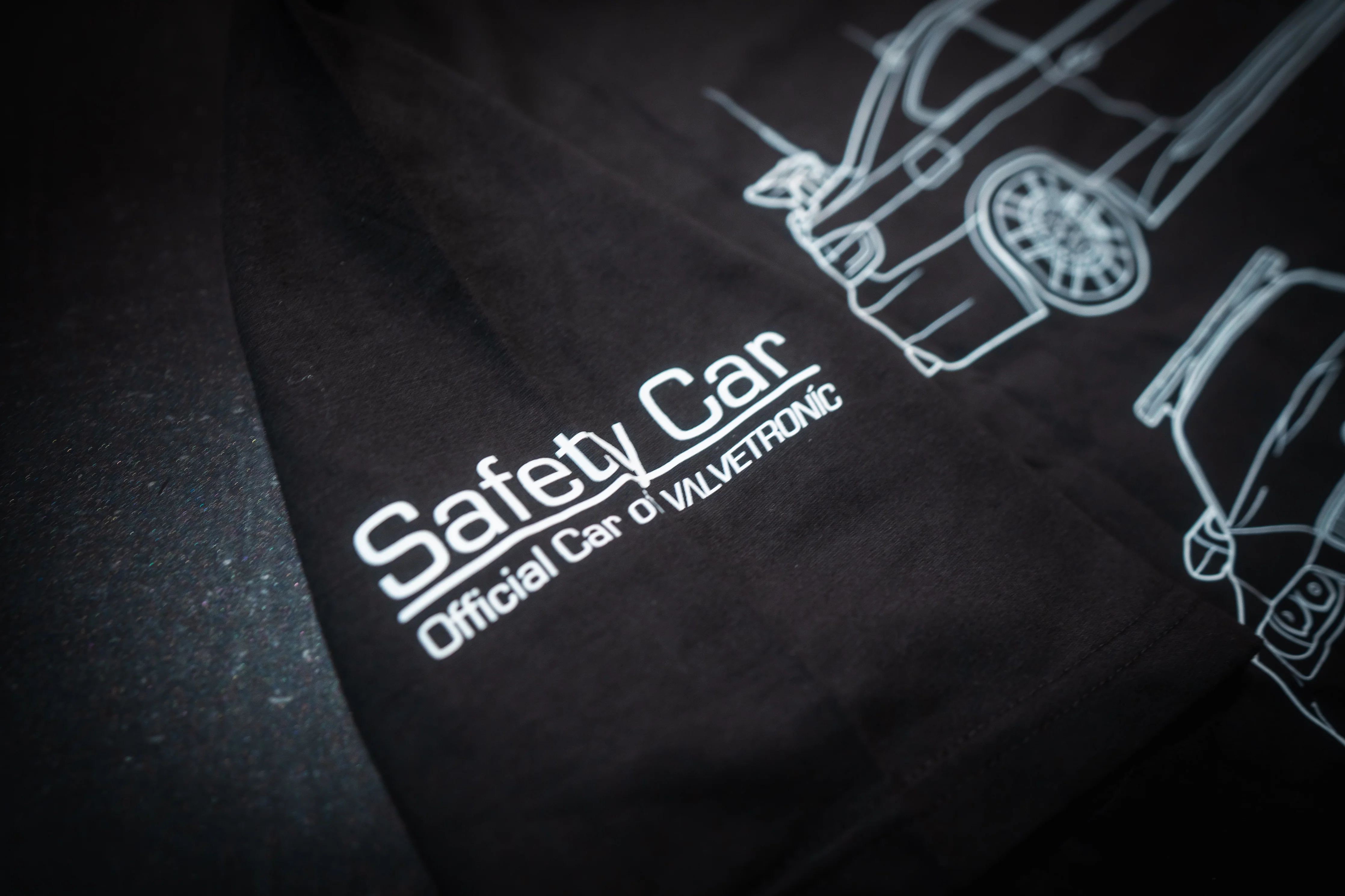 Valvetronic Safety Car Graphic Tee - Image 5